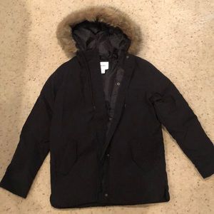 Old Navy Fur Rimmed Hooded Jacket